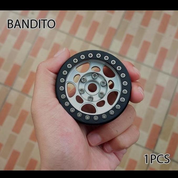 READY BANDITO VELG BEADLOCK ALUMINIUM V3 1.9 WHEELS SCX10 TRX4 - 4PCS ORIGINAL DAN TERPERCAYA