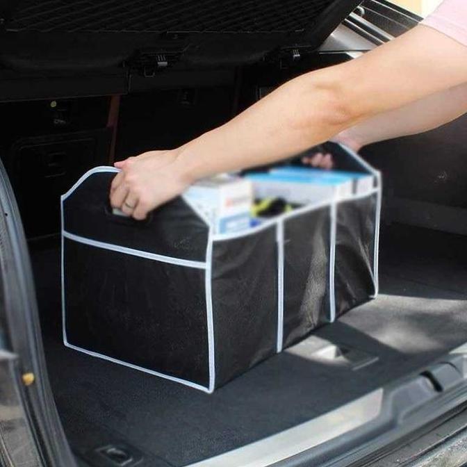Tas Organizer Jok Mobil Multifungsi Modern Dengan Kantong Gantung Belakang Untuk Storage Container B