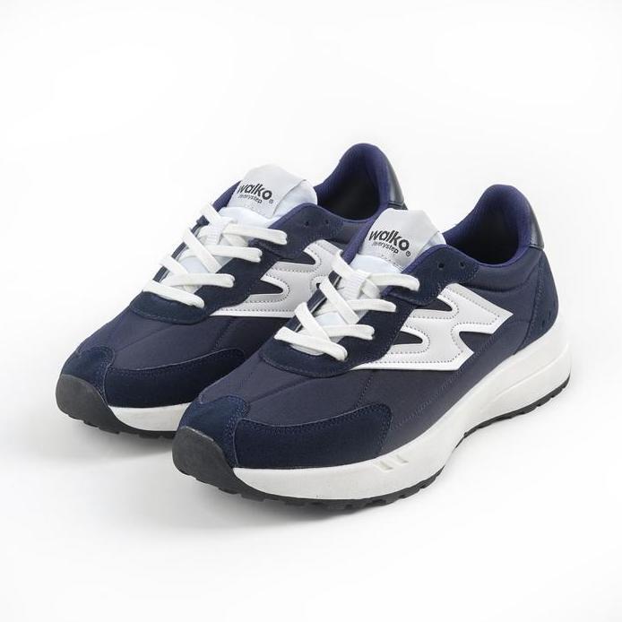 New  Walko - Sepatu Sneakers Pria Casual Esprit Classic Navy