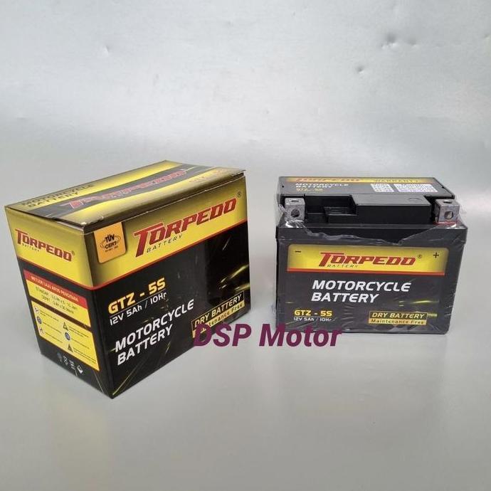 Promo Aki Federal Maintenance Free FTZ5S-BS 12V 5Ah/ 10HR Karisma & Mtr Baru COD