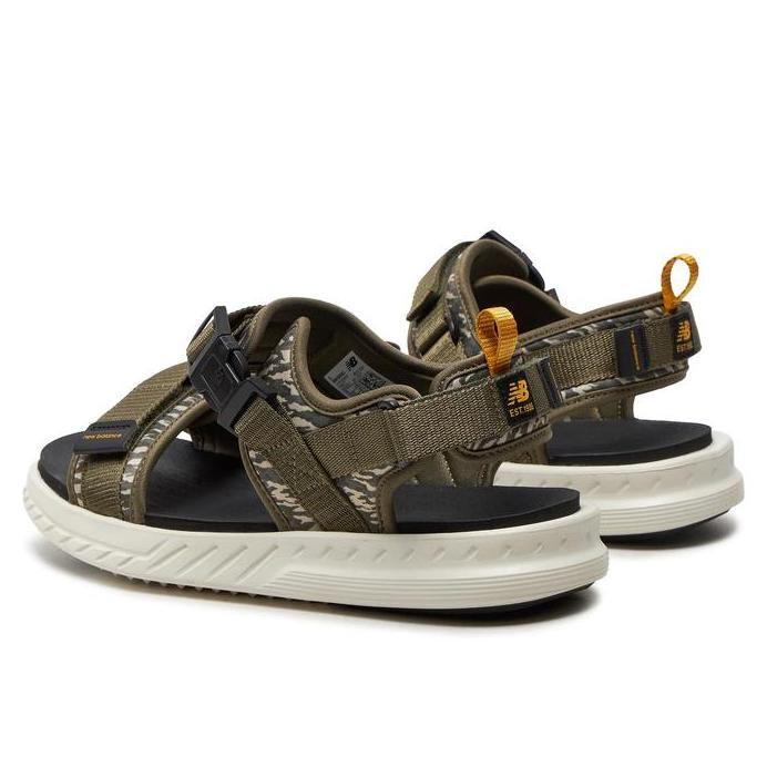 New  Sandal Pria New Balance 600 Mens Sandals Olive Green Original SMA600B2