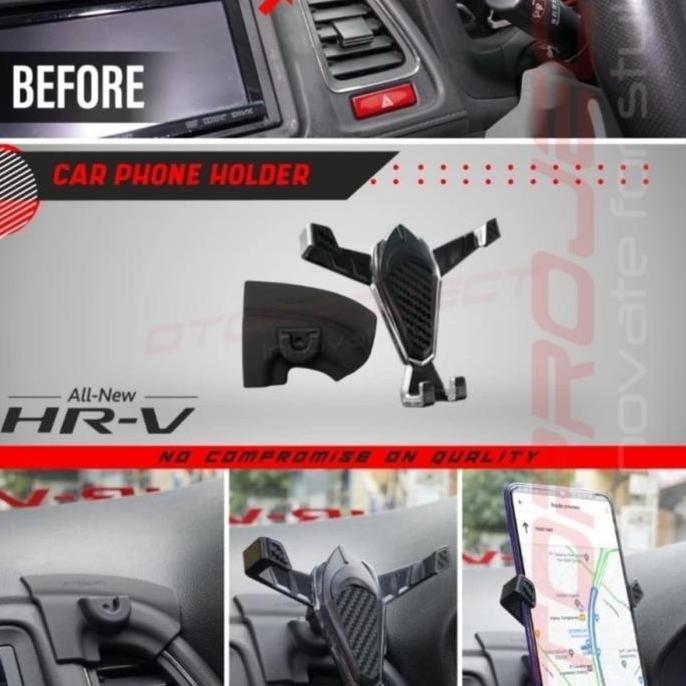 DS112 - Car Phone Holder Mobil HRV Dudukan HP New HRV Otoproject