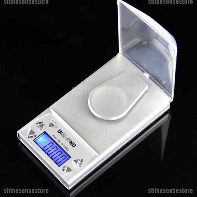 RUDBECKIA Timbangan Akurasi 0.001g Digital 0.001 Gram Emas Gr Berlian 0.001Gr G
