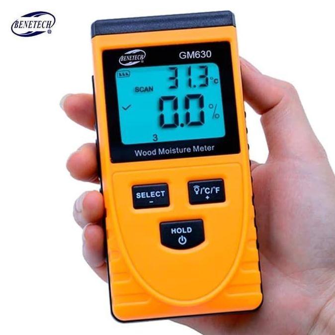 RUDBECKIA Wood Moisture Meter Benetech GM630 Induction Kayu Induksi MC Tester