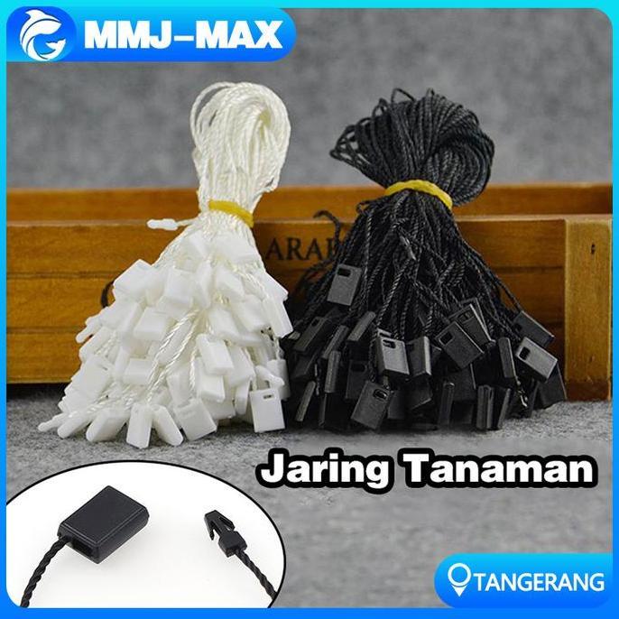 CLUCK 1000pcs Tali Hang Tag Nylon/Hang Tag Rope/Tali Label Pakaian
