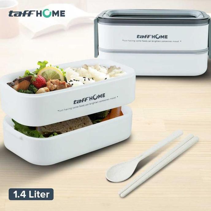 AVOCEAN Kotak Makan Lunch Box Stainless Steel Double Layer Besar Anti Tumpah