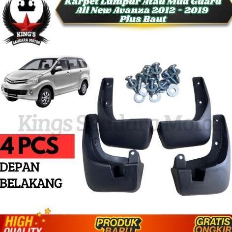 DB89 - Mudguard Atau Karpet Lumpur Avanza 2012-2019 Plus Baut Termurah Best Seller Accessories Car F