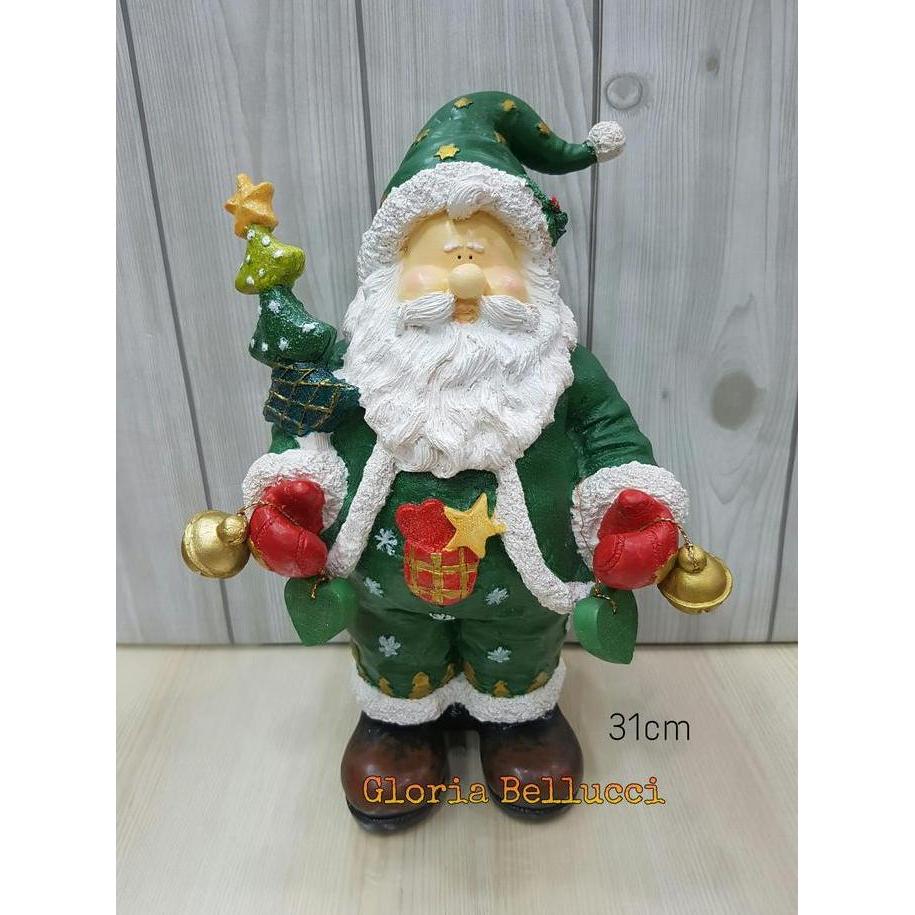 PATUNG PAJANGAN SINTERKLAS / SANTA CLAUS MERRY CHRISTMAS KS