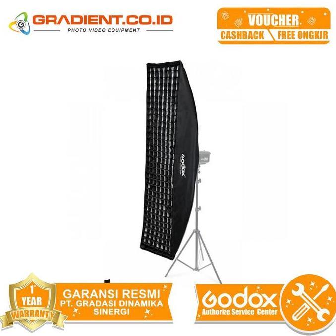 Godox SB-FW35160 Softbox with Grid 35x160cm Bowens Mount Rectangle