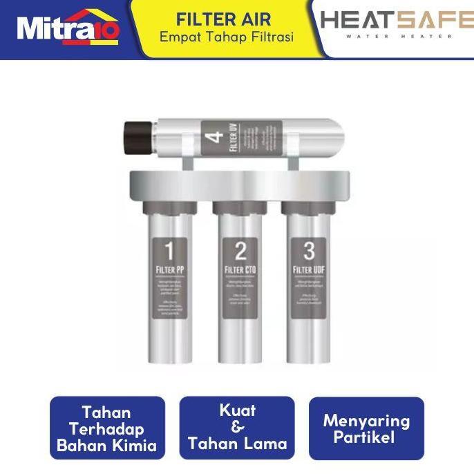 Fluid Filter Air Stainless Empat Tahap Filtrasi