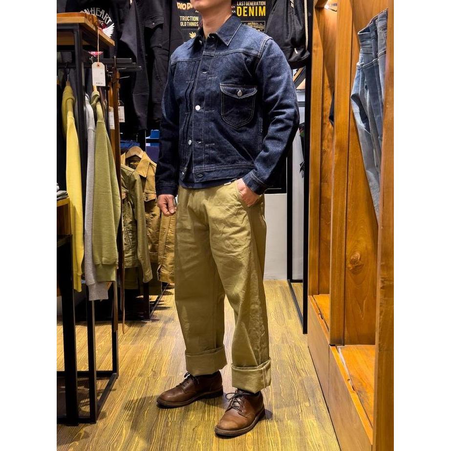 ONI Denim ONI 777-BRD British Drill Wide Trousers Terlaris