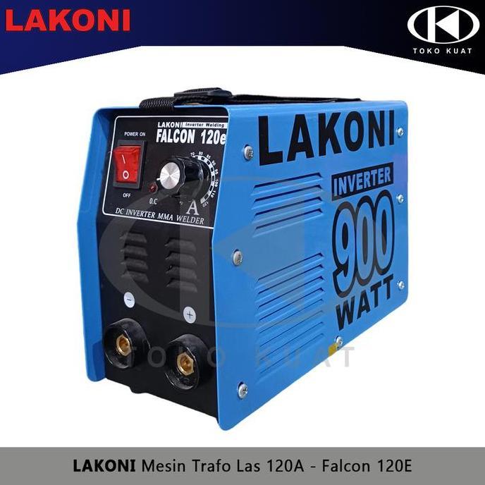 Promo Lakoni Mesin Trafo Las / Welding Machine - Falcon 120E 900Watt Cod