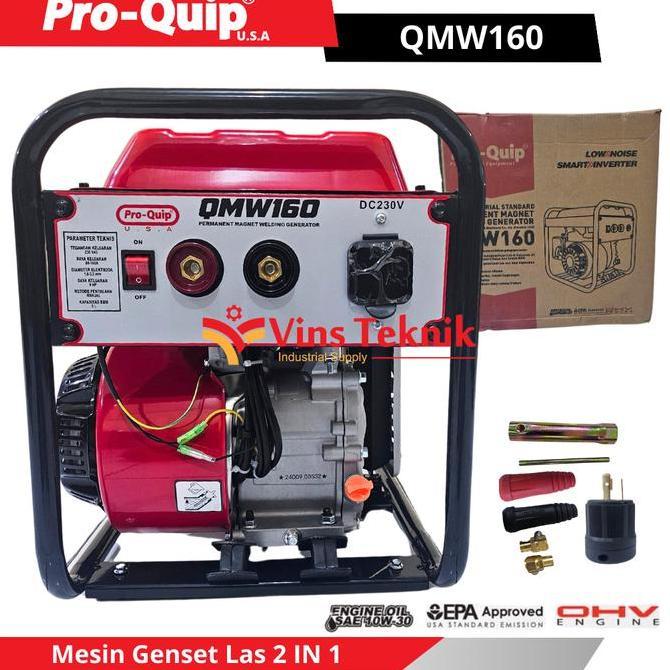 Promo Proquip Qmw 160 Welding Generator Las Mesin Genset Las 2 In 1 Qmw160 Cod