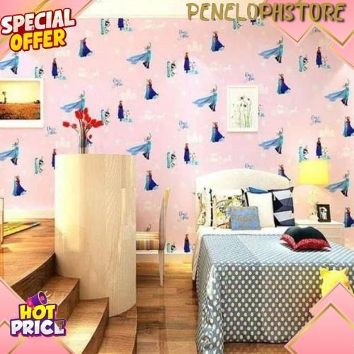 New Sale Wallpaper Dinding Kamar Anak Wallpaper Dinding Hellokitty Frozen Wallpaper Dinding Karakter