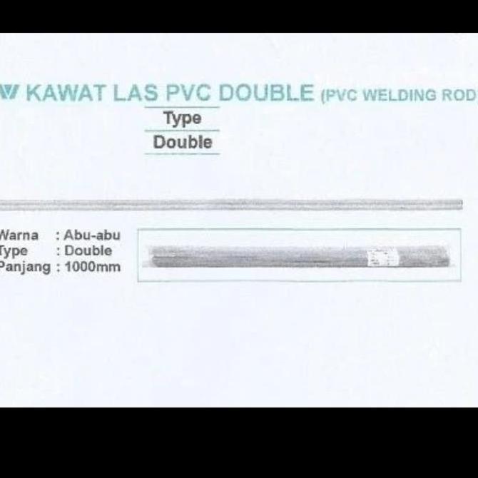 JUHNDE Kawat Las PVC Double PVC Welding Rod Wipro 1kg