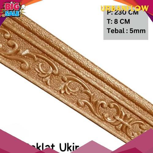 Gercep Wall Border List Wallborder Foam 3D Wallpaper List Foam Stiker Dinding List Dinding 3D 2.3 Me