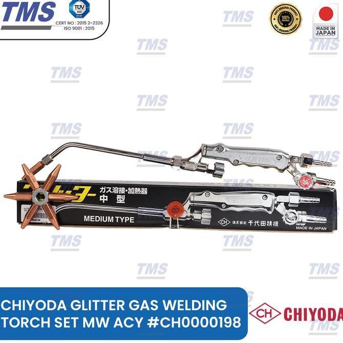 EXAMINER Glitter Gas Welding Torch Set MW Chiyoda For Acetylene #CH0000198 Original