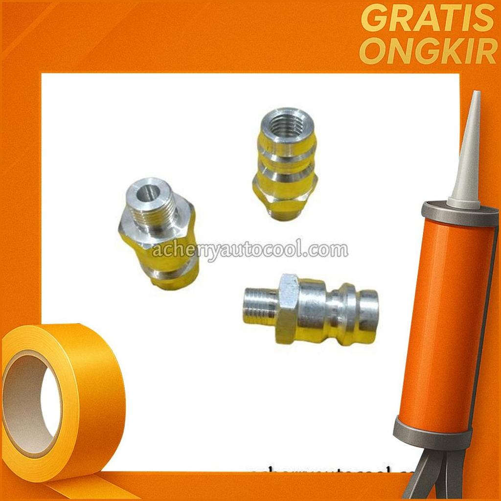 Nepel Pentil / Rumah Pentil R134 High - Alumunium