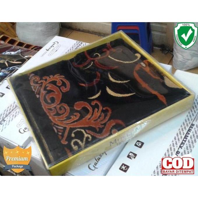 Sajadah Turki Hitam Exclusive Tebal Murah Turkey Museum Box Ibadah