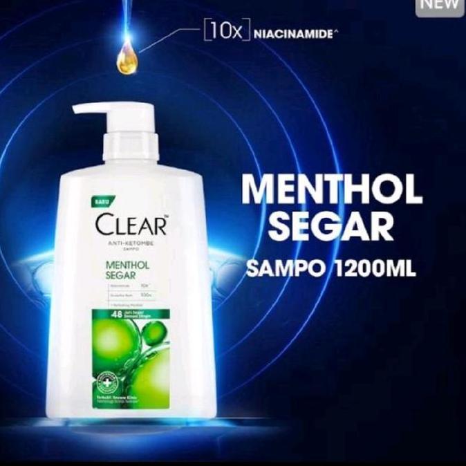 Shampoo Clear Ice Cool Mentol Anti Ketombe 680 Ml