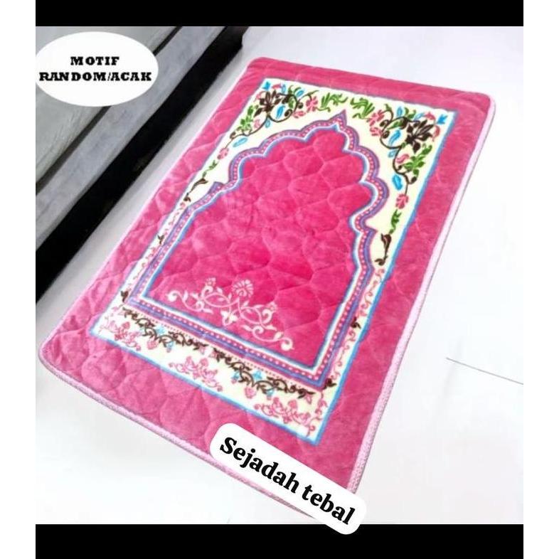 Sajadah Tebal Empuk Turkiy Terbaru Dalamnya Busa Empuk/Sajadah Empuk Dan Tebal/Nyaman Untuk Sholat
