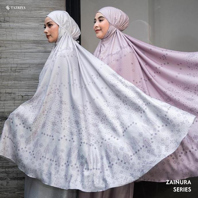 [New] Tazbiya - Zainura Series | Mukena Premium Dewasa 2In Set Sajadah | Mukena Sajadah