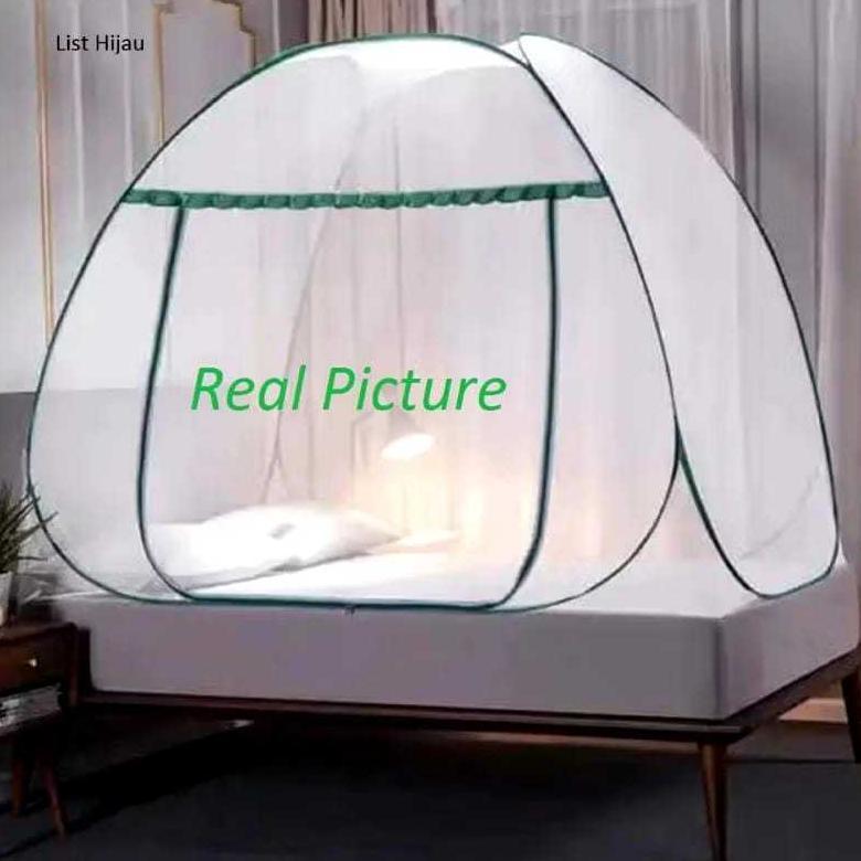 Kelambu Anti Nyamuk Kelambu Lipat Ukuran 200X200 Jumbo Kelambu Tenda