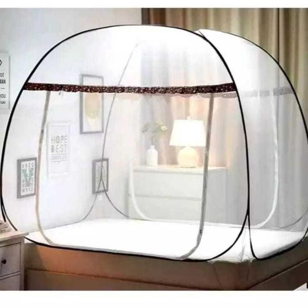 Kelambu Kasur/Kelambu Model Tenda/Kelambu Anti Nyamuk/Kelambu Praktis