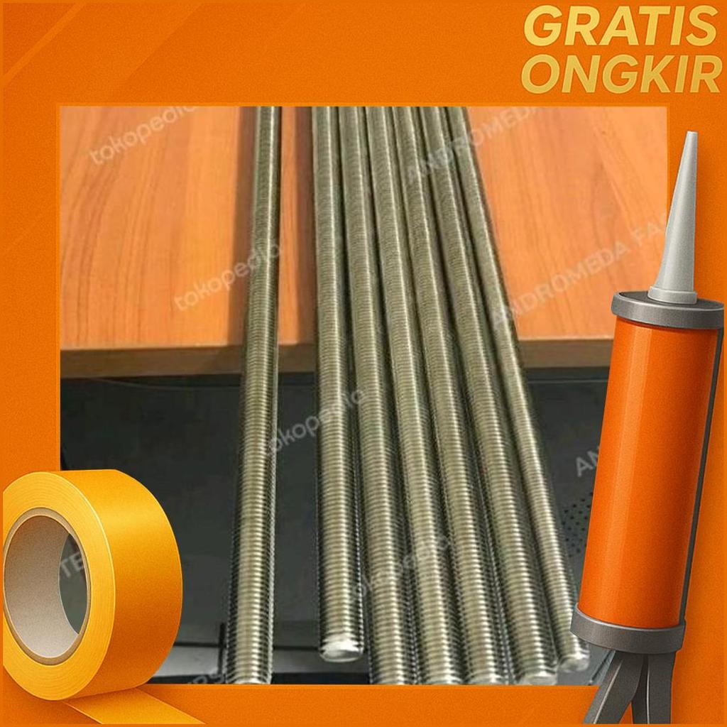 Asdrat Stainless M8 / Long Drat / As Drat Stainless 304 M8