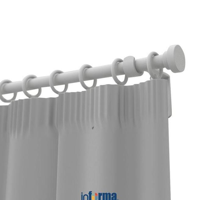 Informa 130250 Cm Rel Gorden Single Rod Stud Putih