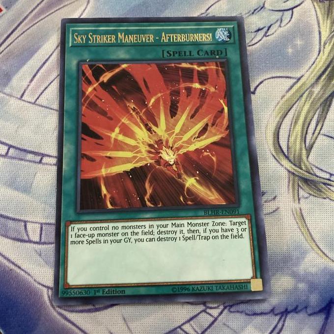 Sky Striker Maneuver - Afterburners - BLHR-EN091 - Ultra Rare 1st