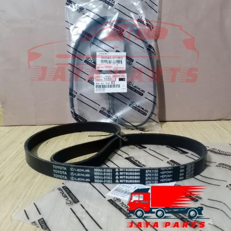 mbayem78 - fan belt 6pk1155 tali kipas agya ayla sigra 1000cc | vanbelt ac alternator mobil