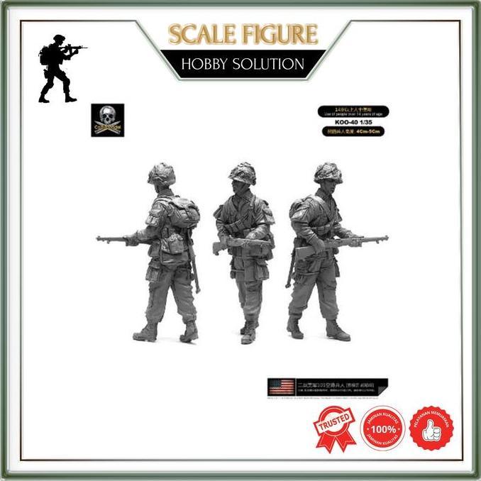1/35 Resin Figure ww2 American soldier KOO-40