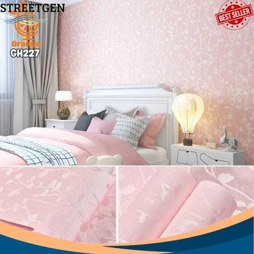 Gercep Wallpaper Dinding Pink Wallpaper Dinding Ruang Tamu Wallpaper Kamar Tidur Wallpaper Dinding A