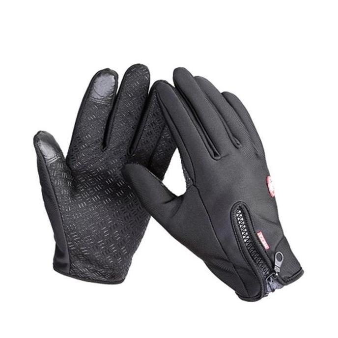 Promo [COD]Sarung Tangan Sepeda Motor Anti Slip Layar Sentuh Dengan Resleting Anti Air Diskon