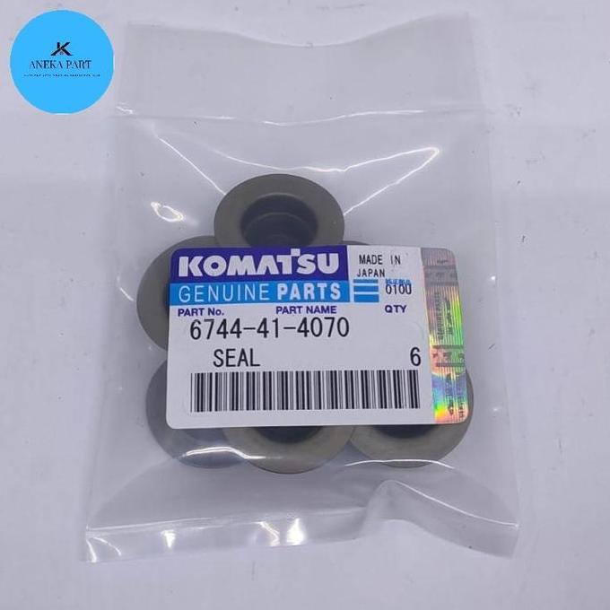 TERMURAH - SEAL VALVE 6744-41-4070 PC300-8 KOMATSU GENUINE