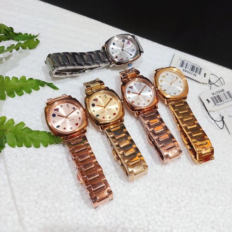 Jam Tangan Marc JacobsMJ3550 MJ3574 MJ3573 MJ3549 MJ3548 Type Mandy Original Free Box Biasa