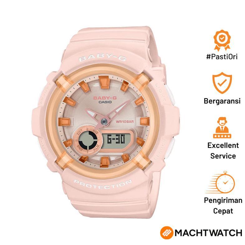 [SHOCKTOBER] Jam Tangan Wanita Casio Baby-G BGA-280SW-4ADR Sweet Collection Digital Analog Pink Dial