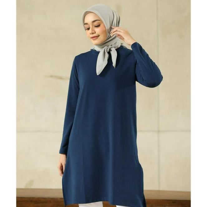 Geulis.Id Basic Tunic Basic Color / Tunik Kaos / Tunik Polos
