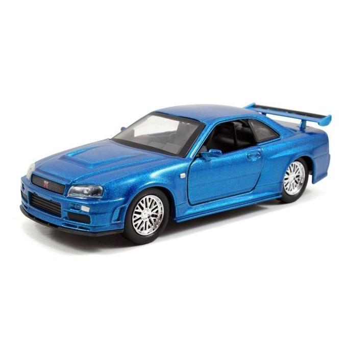 Jada 1:32 - Fast & Furious Brians Nissan Skyline GT-R (BNR34) Biru