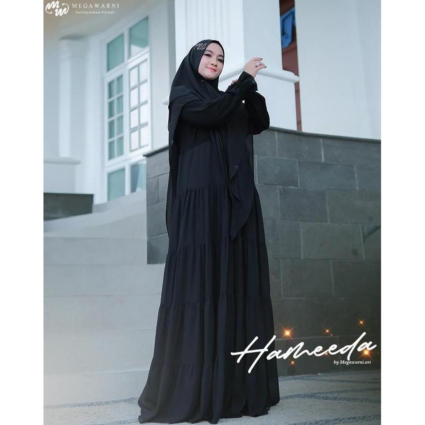 Hameeda Gamis Syar'I Set Hijab Ceruty By Megawarni