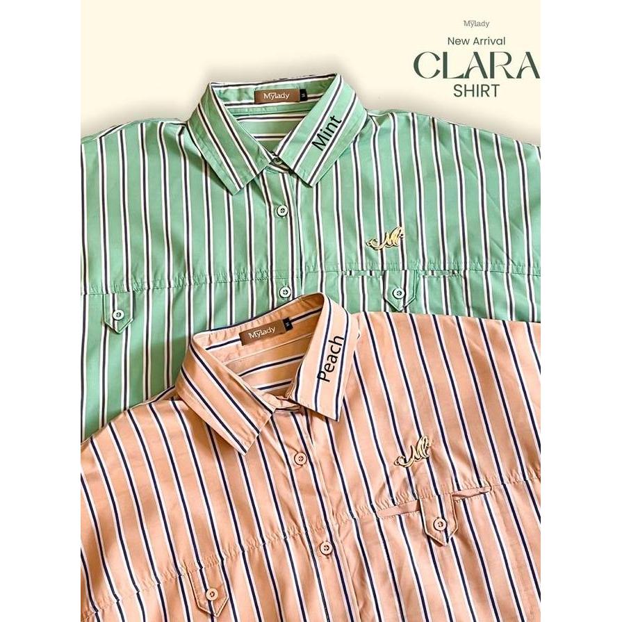 Mylady Hijab Clara Shirt Kemeja Basic Cantik Muslim Nyaman Wanita Baju Atasan