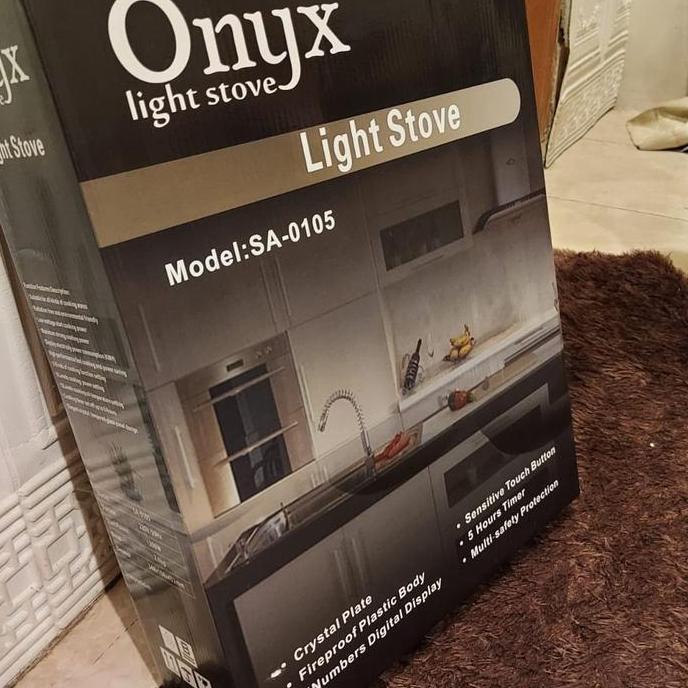 Onyx Light Stove SA-0105-Kompor Listrik-Perabotan Dapur-Alat Masak Ibu