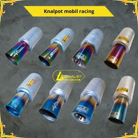 Knalpot mobil racing HKS Bass adem,Gahar,Bulat TKP