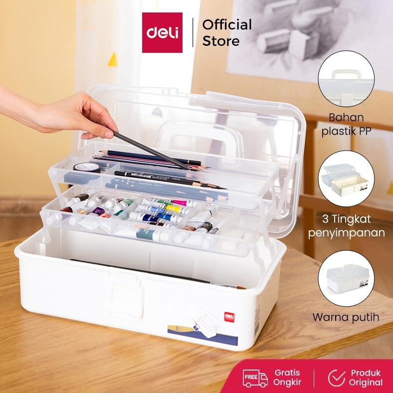 Deli Large Art Toolbox / Kotak Peralatan Seni Besar 68302 68303
