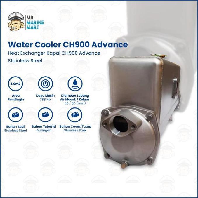 Water Cooler CH900 Advance Heat Exchanger Kapal Stainless Steel