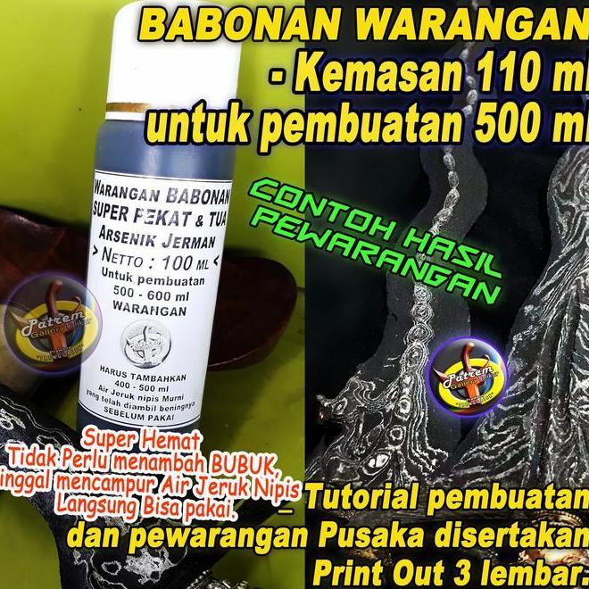 Warangan Babonan Jerman Tua Super Pekat