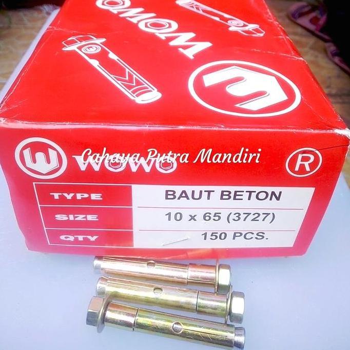TERMURAH - Dinabolt 10x65/Dinabolt Wowo 10x65/Baut Mur Tembok 10x65
