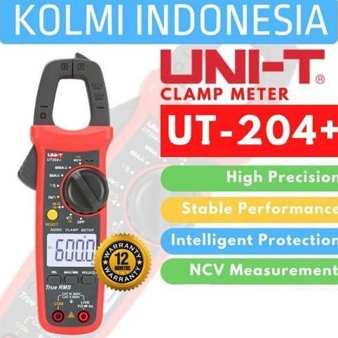 UNI-T Digital Clamp Meter Tang Ampere UT204+