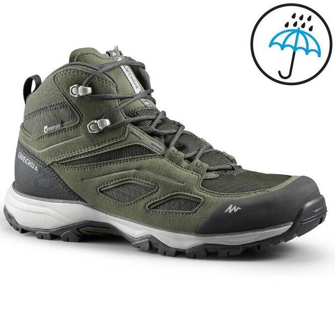 Decathlon Quechua Sepatu Gunung Pria Mh100 Decathlon Quechua Sepatu Hiking Gunung Tahan Air Pria- Mh